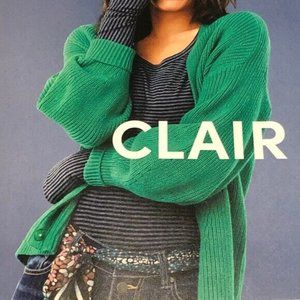 CAbi 'Lucky' cardigan v-neck kelly green small women